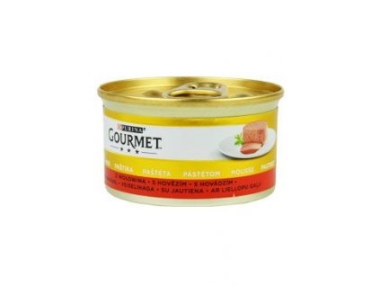 Gourmet Gold konz. kočka pašt. jemná s hovězím 85g