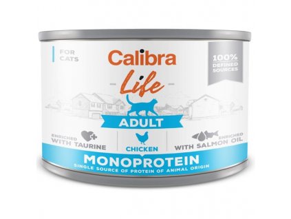 Calibra Cat Life konz. Adult Chicken 200g