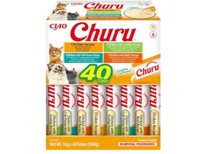 Inaba Churu cat snack kuře multipack 40x 14g