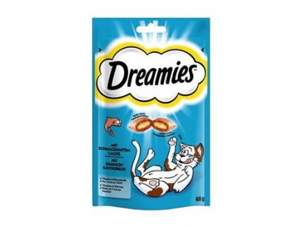 Dreamies kočka pochoutka s lososem 60g