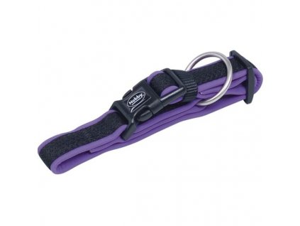 Obojek nylon Mesh Preno 40-55cm x 25-35mm fialový Nobby