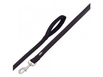 Vodítko nylon Mesh Preno 120cm x 20-25mm černé Nobby