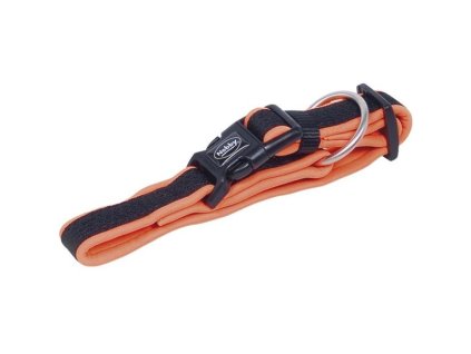 Obojek nylon Mesh Preno 25-35cm x 15-20mm oranžový Nobby