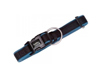 Obojek nylon Mesh Preno 30-45cm x 20-25mm modrý Nobby