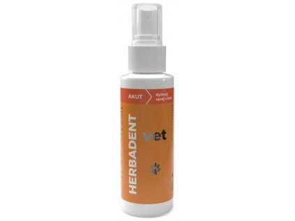 HERBADENT VET AKUT Bylinný ústní sprej s chlorhexidinem 90 ml
