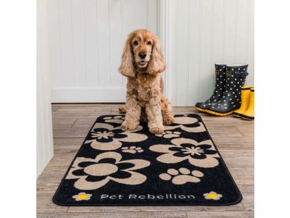 PET REBELLION Behoun XL 57x110cm Flowers Black 1607202416301246248