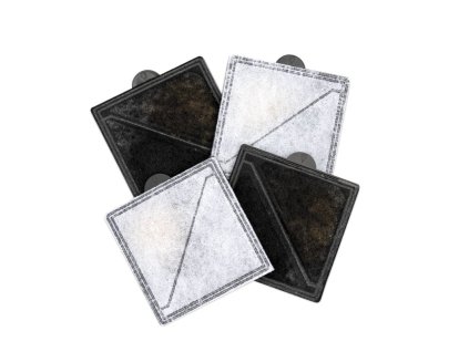 Nahradni filtry pro fontanky PetSafe Ion X uhlikove 4 baleni 0110202416300882495
