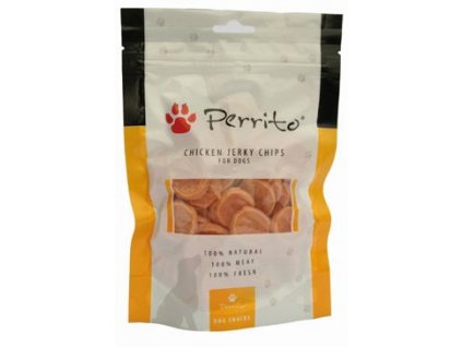 Perrito Chicken Jerky Chips pro psy 100g