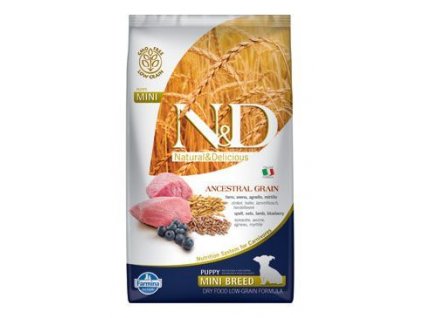 N&D LG DOG Puppy Mini Lamb & Blueberry 7kg