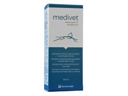 Medivet šampon proti šupin.a svědění kůže zvířat 100ml