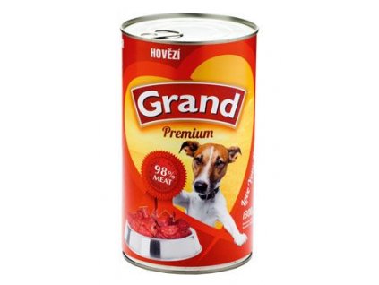 GRAND konz. pes hovězí 1300g