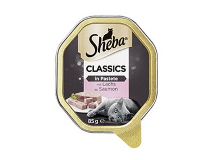 Sheba vanička Classics s lososem 85g