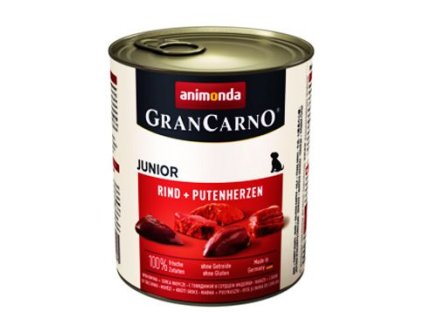 Animonda pes GRANCARNO konz. JUNIOR hov/krůt srdc 800g