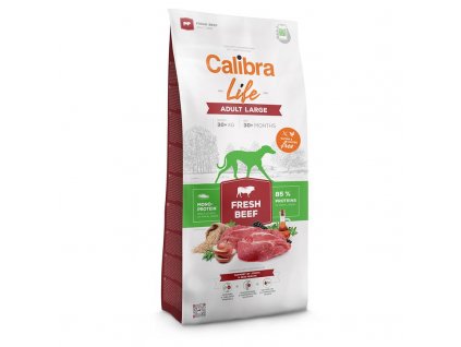 Calibra Dog Life Adult Large Beef 12 kg