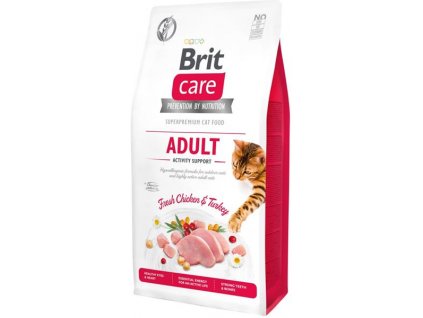 86469 neposedne tlapky z s brit care cat grain free adult activity support 7 kg