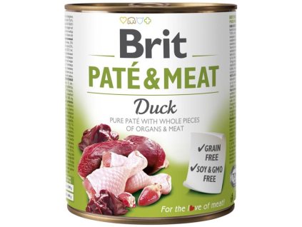 86520 neposedne tlapky z s brit pate meat duck 800 g