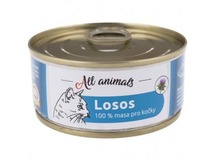 111328 all animals konzerva pro kocky losos mlety 100 g