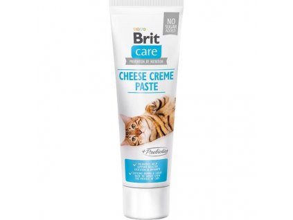 108700 brit care cat paste cheese creme enriched with prebiotics 100 g