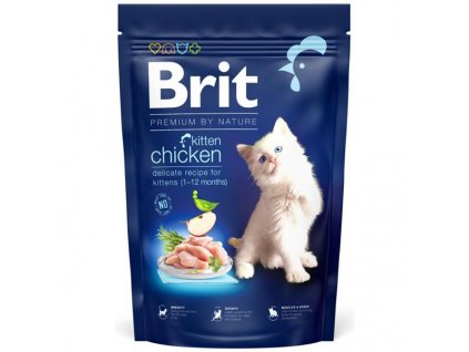 109141 brit premium by nature cat kitten chicken 1 5 kg