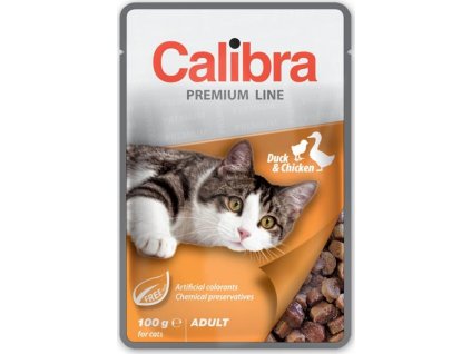 106468 calibra cat kapsicka premium adult duck chicken 100 g