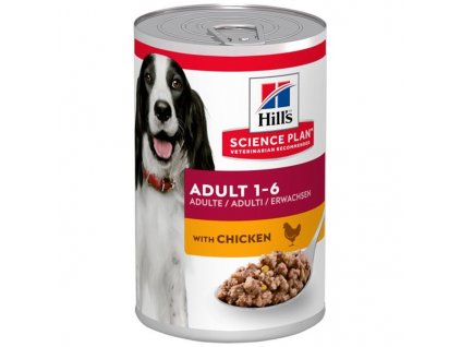 107380 hill s science plan canine adult chicken konzerva 370 g