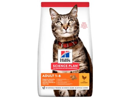 107128 hill s science plan feline adult chicken dry 15 kg