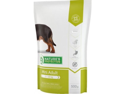 104845 nature s protection dog dry adult mini 500 g