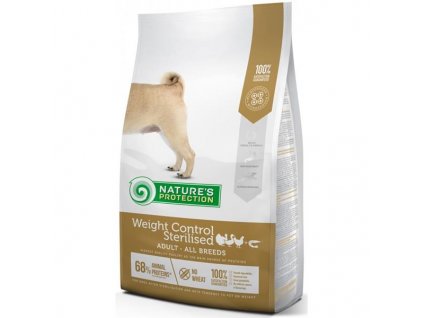 105319 nature s protection dog dry weight control sterilised 12 kg