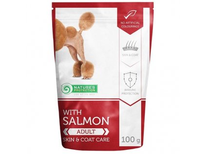 106354 nature s protection dog kapsicka adult salmon 100 g