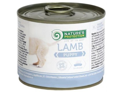 105205 nature s protection dog konzerva puppy lamb 200 g