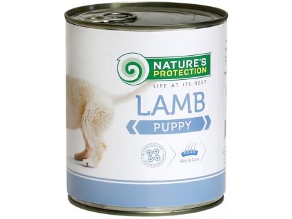 104935 nature s protection dog konzerva puppy lamb 800 g