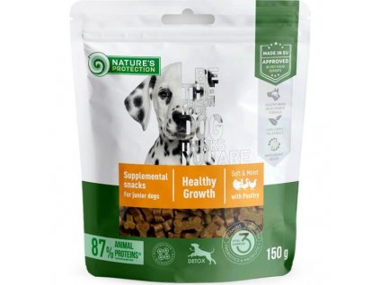 112468 nature s protection dog snack poultry healthy growth juniors 150 g