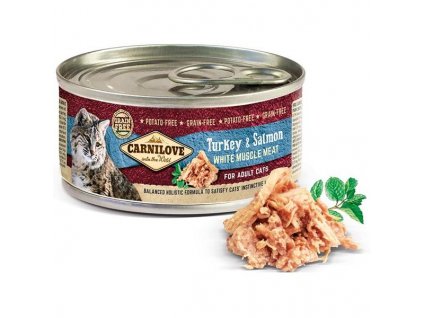 109381 carnilove wmm turkey salmon for adult cats 100 g