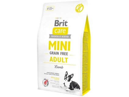 105952 brit care mini dog adult lamb 2 kg