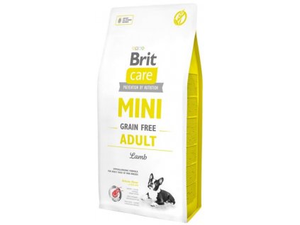 105955 brit care mini dog adult lamb 7 kg