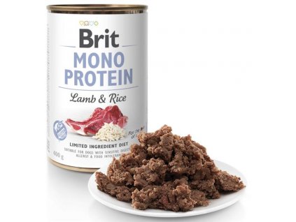 106237 brit mono protein lamb brown rice 400 g
