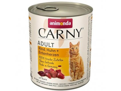 111052 animonda carny cat konzerva hovezi kure kachni srdce 800 g