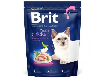 109096 brit premium by nature cat adult chicken 300 g