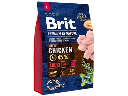 106156 brit premium by nature adult l 3 kg