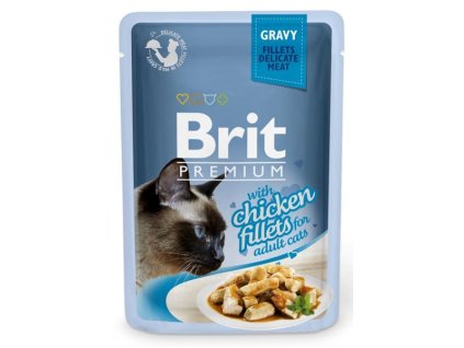 115336 azyl lucky brit premium cat delicate fillets in gravy with chicken 85 g