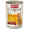 116050 teplicke kocky animonda carny cat konzerva hovezi kure kachni srdce 400 g