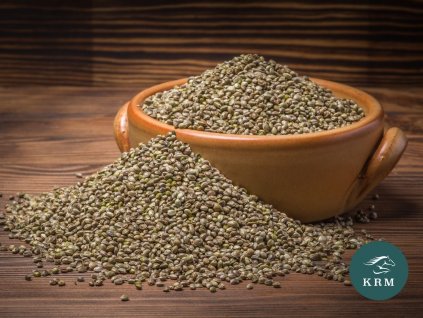 Konopné semínko pro koně