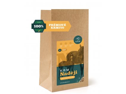 Prémiové krmivo pro koně KRM Naději pro hříbata a mladé koně ve vývinu