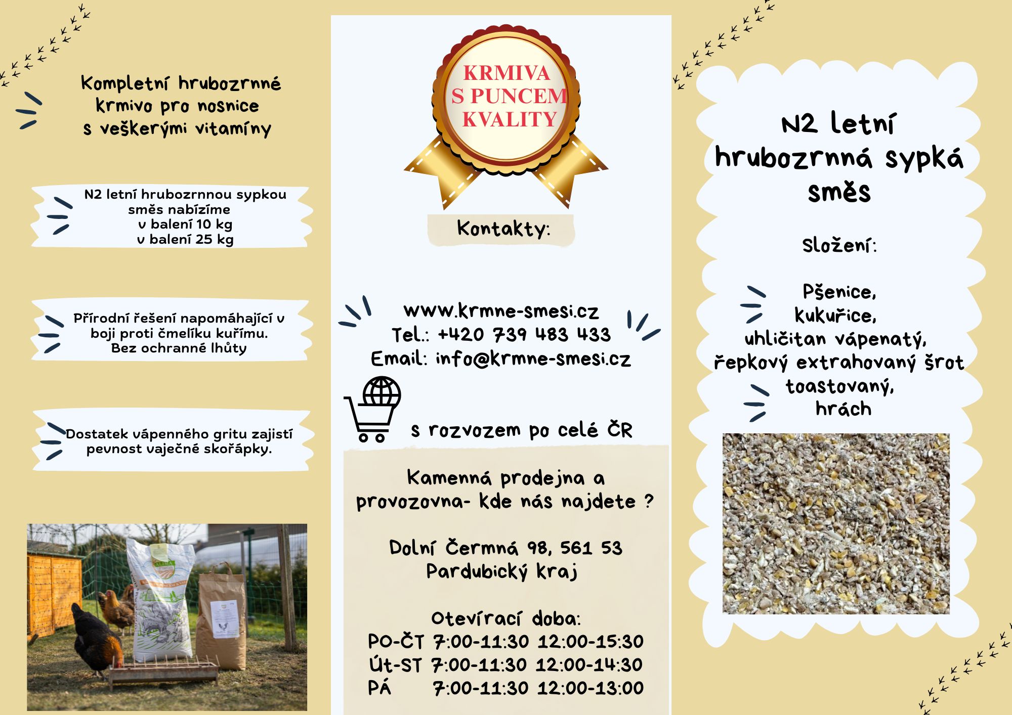 N2 letní hrubozrnná sypká směs