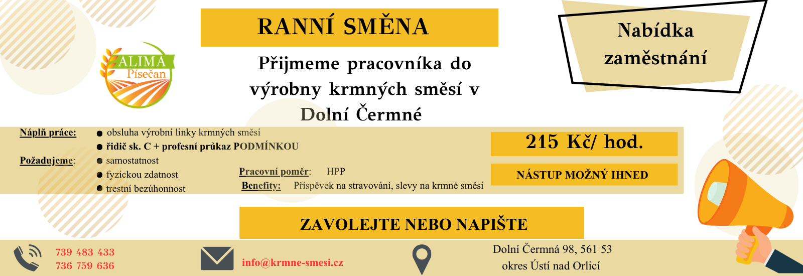 zaměstnání