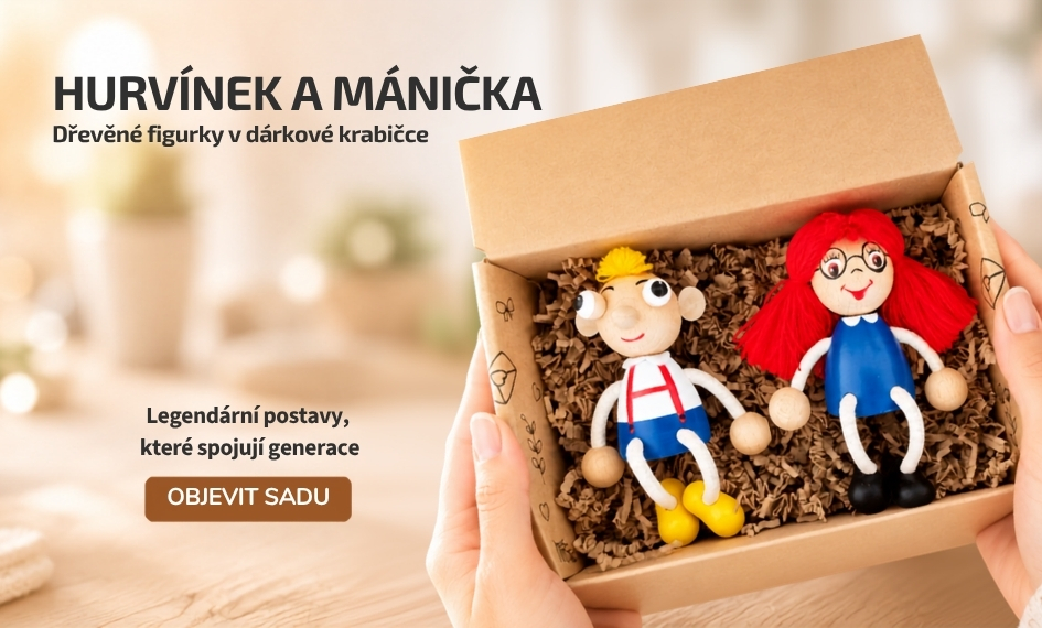 Hurvínek a Mánička dárková sada