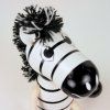 zebra dřevěná dekorace