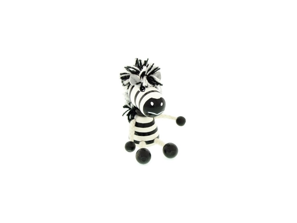 Figurka magnetka ze dřeva - Zebra