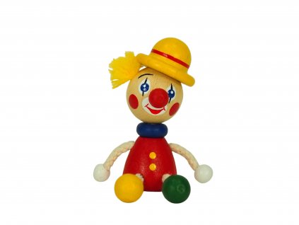 clown wooden magnet for kids