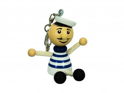 Sailor wooden keyring